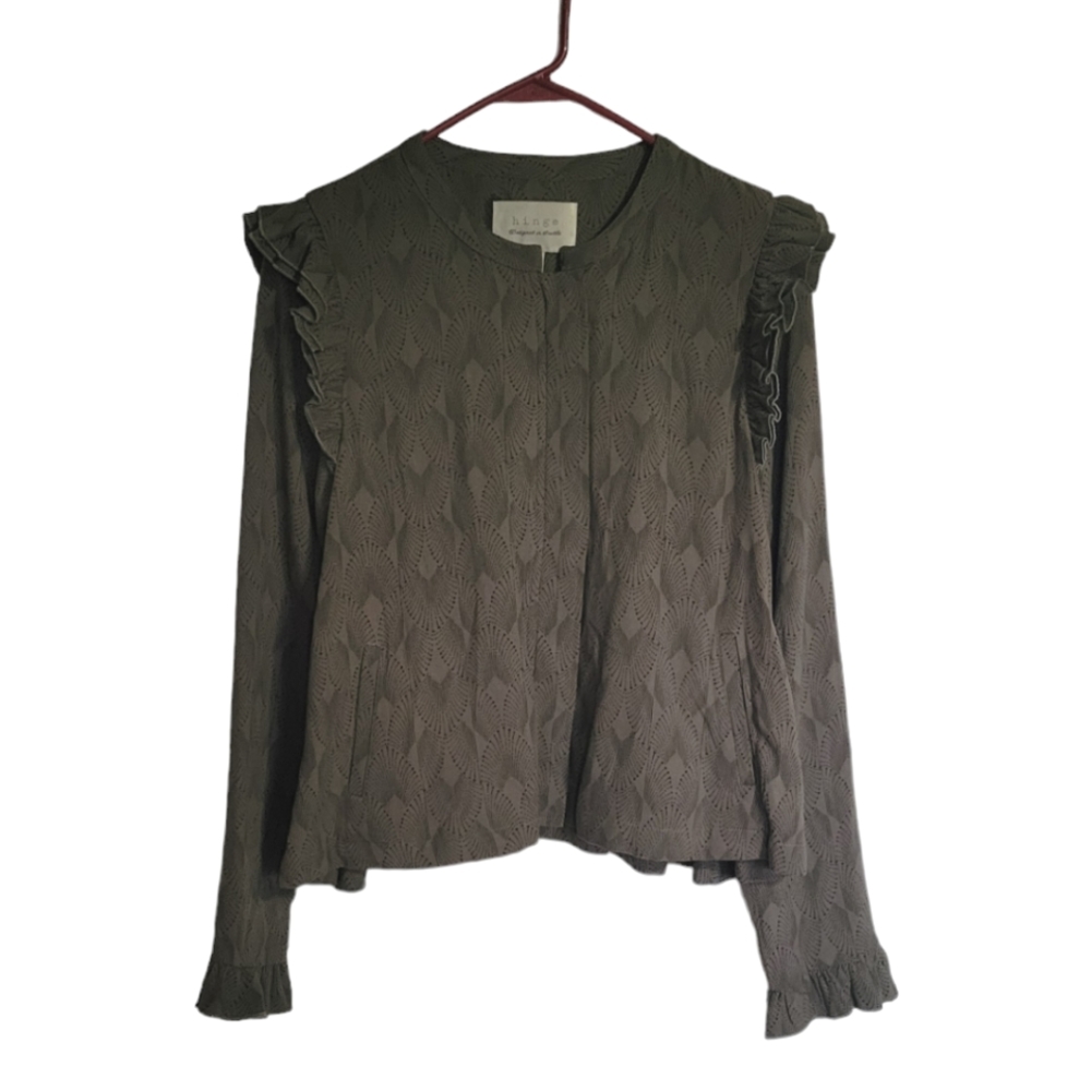 Hinge Ruffle Swing Jacket - Picture 4 of 5